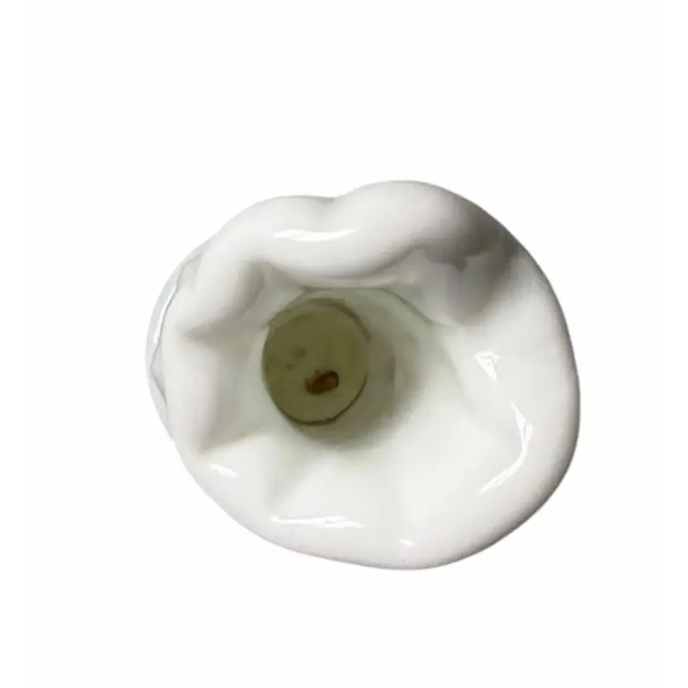 Vintage Hand-Painted Bud Vase Artist Signed White Violets 3625-66